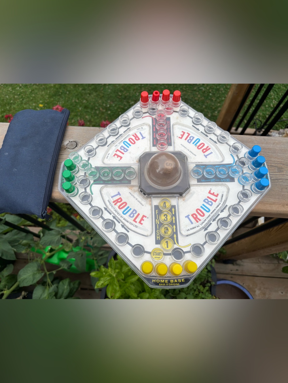 Vintage 1965 Kohner Bros. Trouble Popomatic Board Game